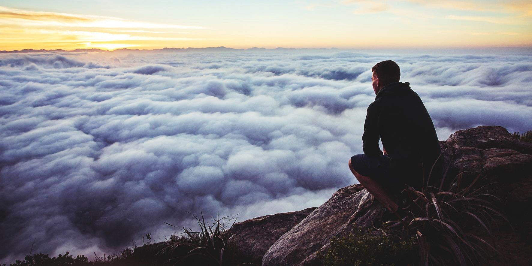 Contemplating the sunrise