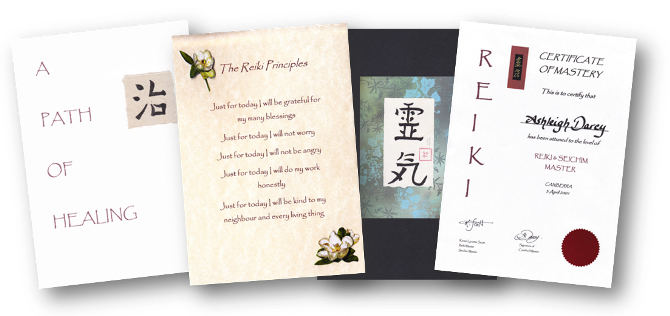 Image of Reiki pack contents